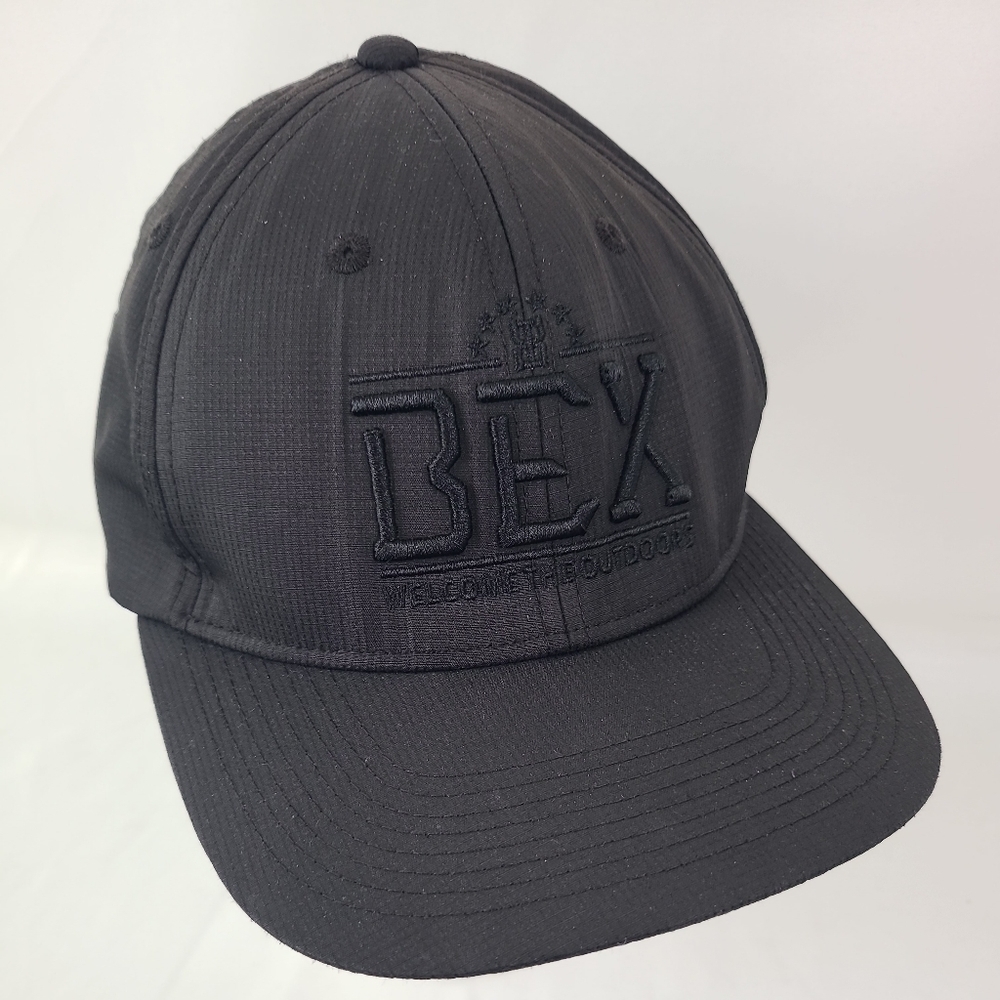 Bex Men's Fitted Black Embroidered Hat, Size Large-Extra Large - Picture 1 of 8
